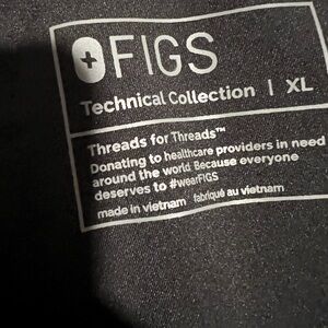 Figs Livingston Scrub Pants XL Black